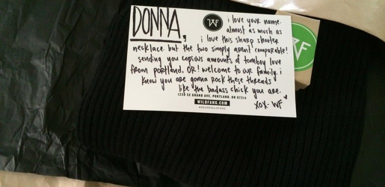 Making retail personal - WILDFANG open package